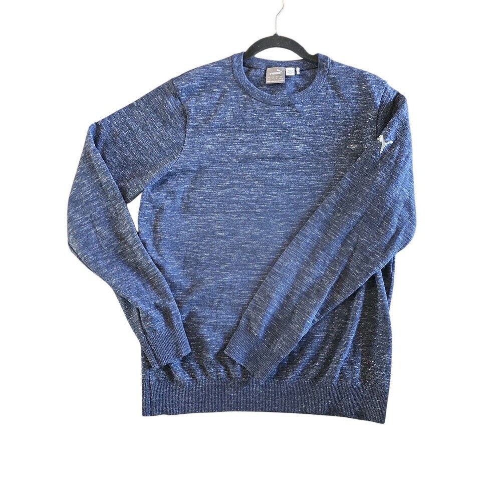 Men's Puma Sweater Navy Blue Size Medium